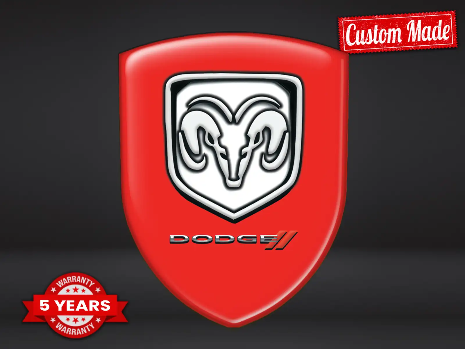 Dodge Impresión Parachoques Limitada Estrella Personalizable